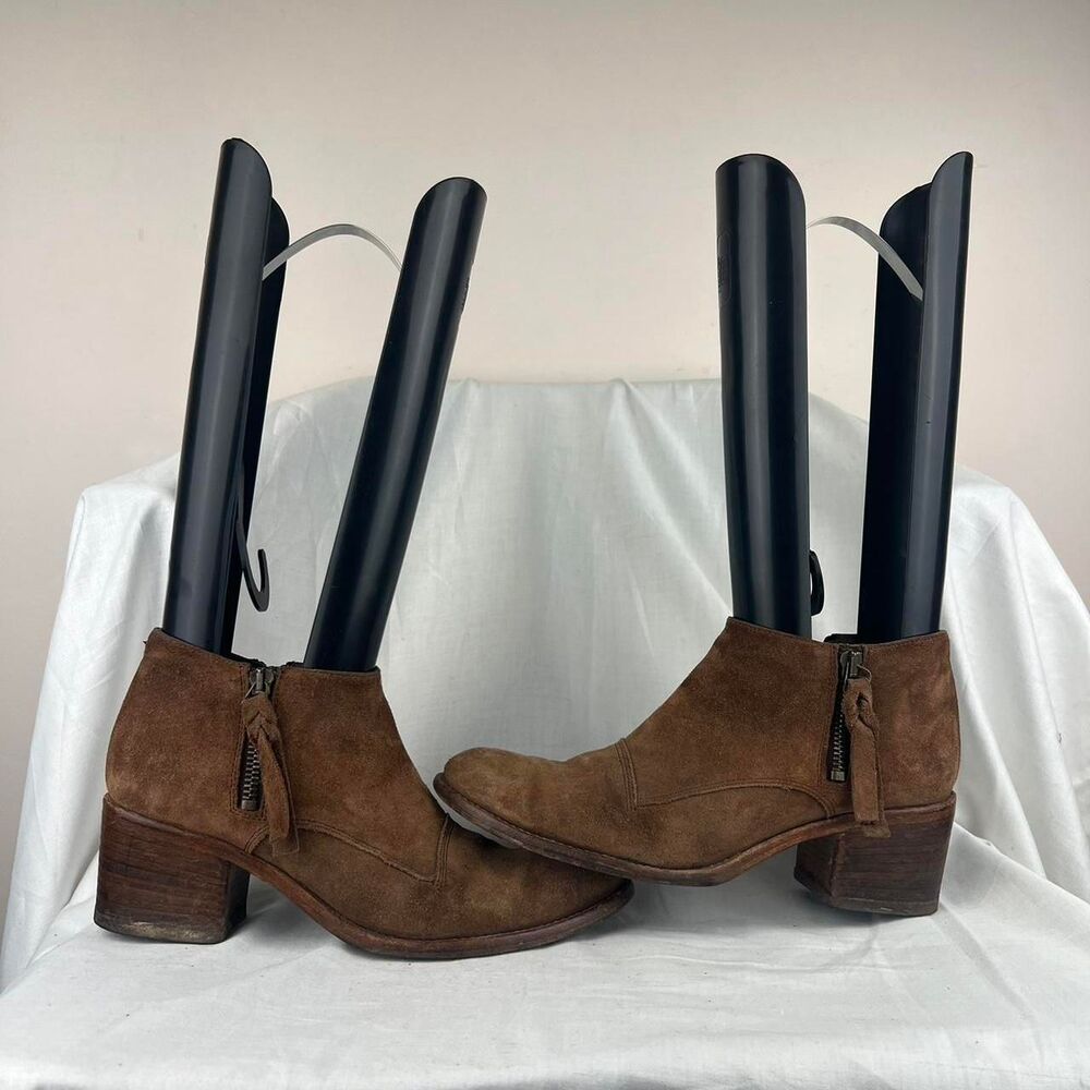Alberto Fermani Brown Suede Annkle Boots Size 7 (38,5 )